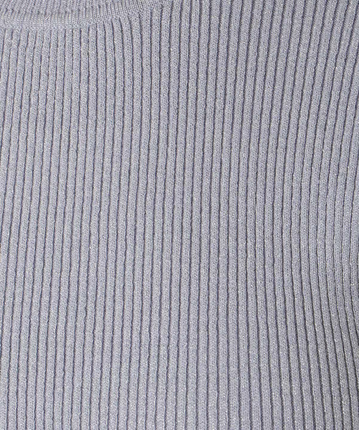 WILLSELECTION「袖リボンラメリブニット」|ニット・セーター|