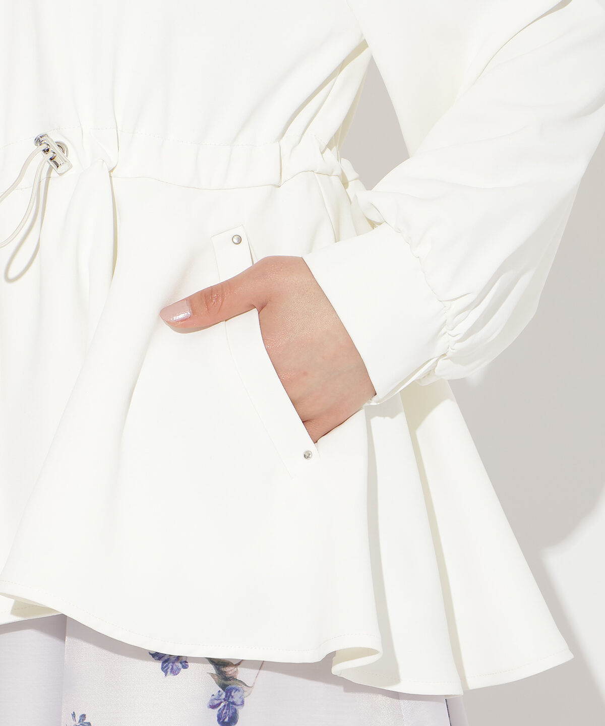 WILLSELECTION「ドロストペプラムフードブルゾン」|ブルゾン・スタジャン|