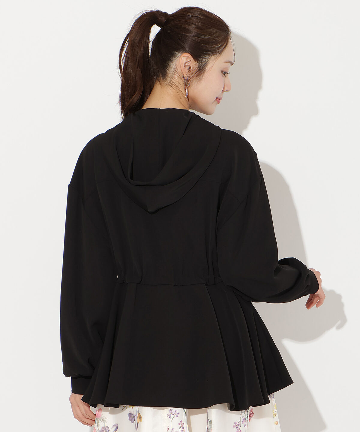 WILLSELECTION「ドロストペプラムフードブルゾン」|ブルゾン・スタジャン|