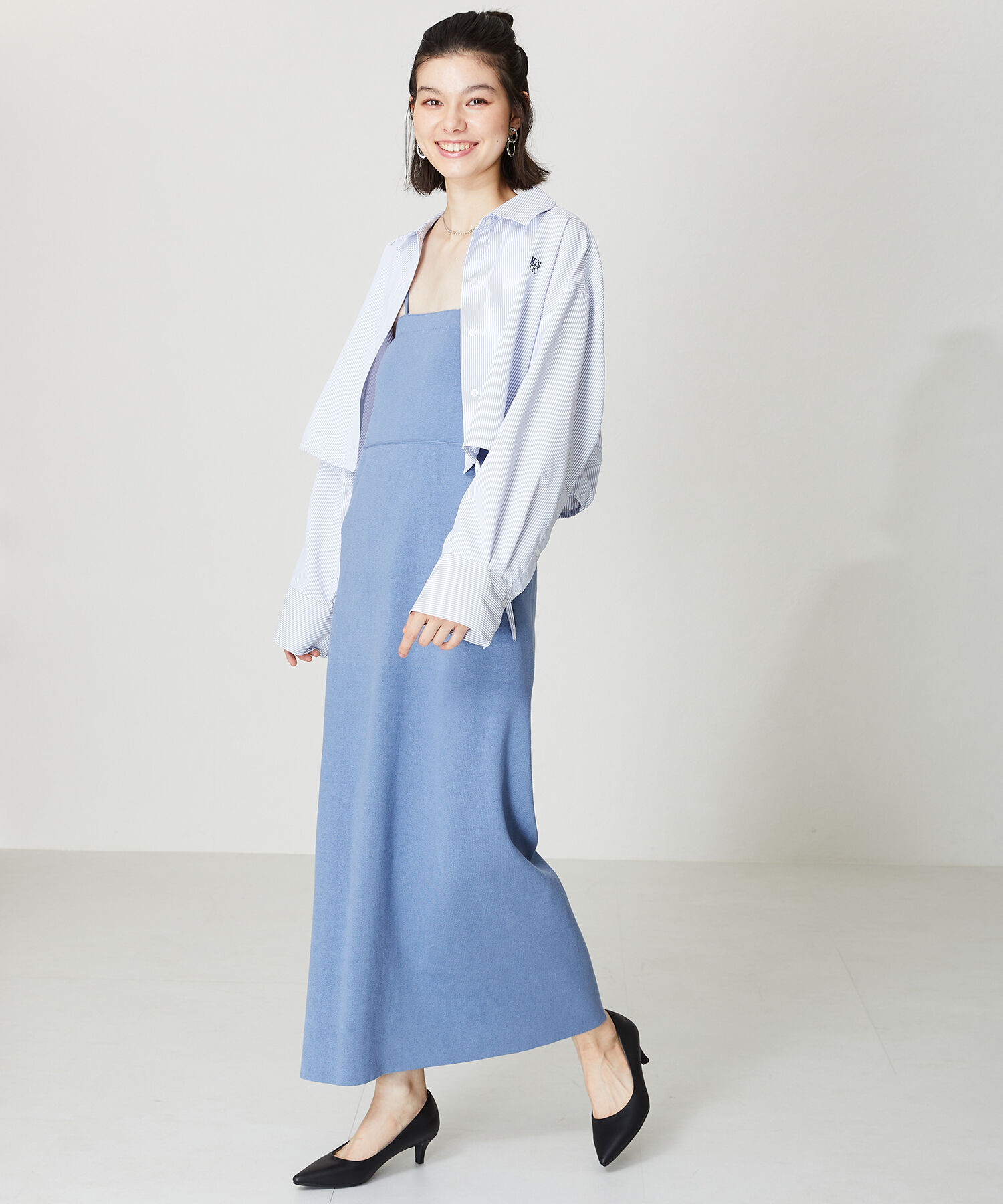 ORiental TRaffic「【跳べるパンプス/シリーズ累計１５０万足突破】ミドルヒール パンプス /R-3202 オフィス」|パンプス|