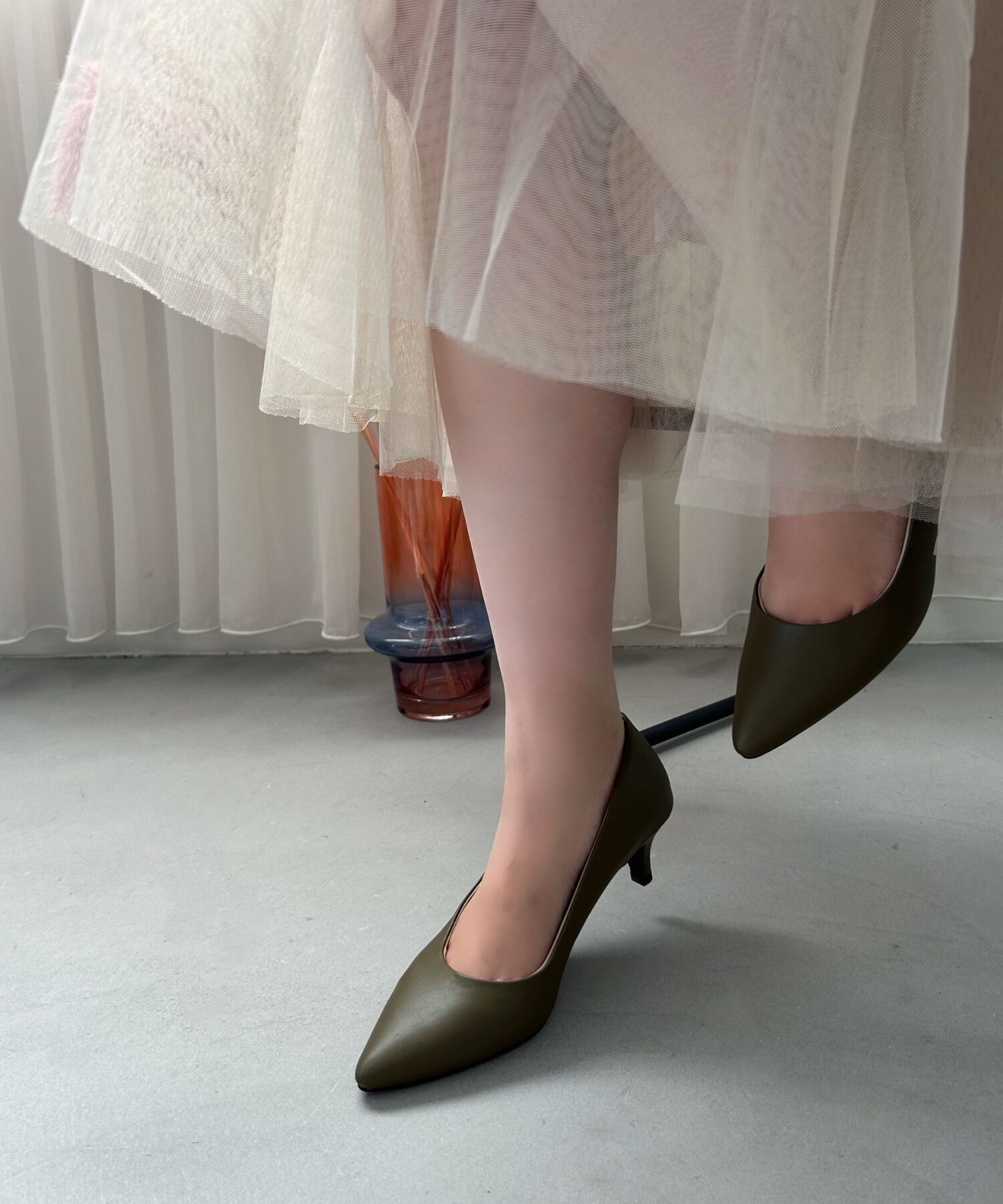 ORiental TRaffic「【跳べるパンプス/シリーズ累計１５０万足突破】ミドルヒール パンプス /R-3202 オフィス」|パンプス|