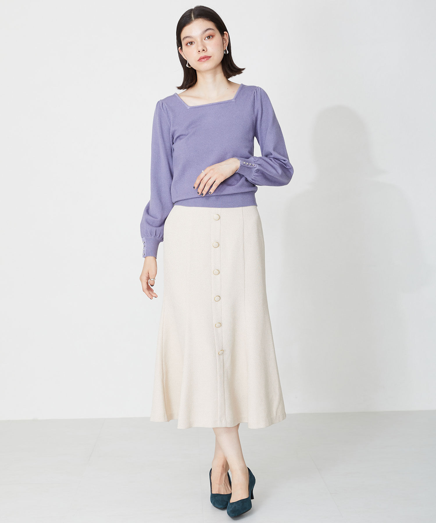 ORiental TRaffic「【跳べるパンプス/シリーズ累計１５０万足突破】ミドルヒール パンプス /R-3202 オフィス」|パンプス|