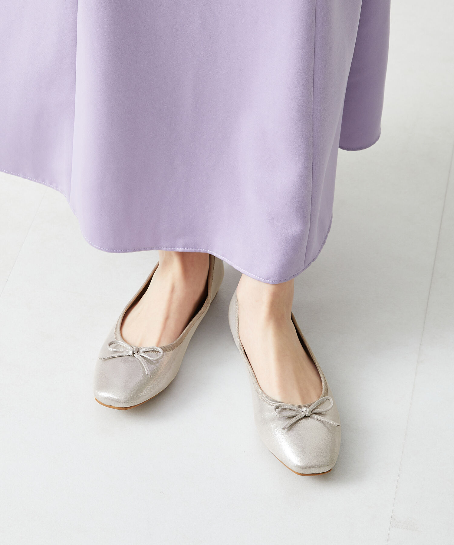 ORiental TRaffic「【跳べるパンプス/シリーズ累計１５０万足突破】 バレエ シューズ /R-3208 厚手クッション フラット」|パンプス|