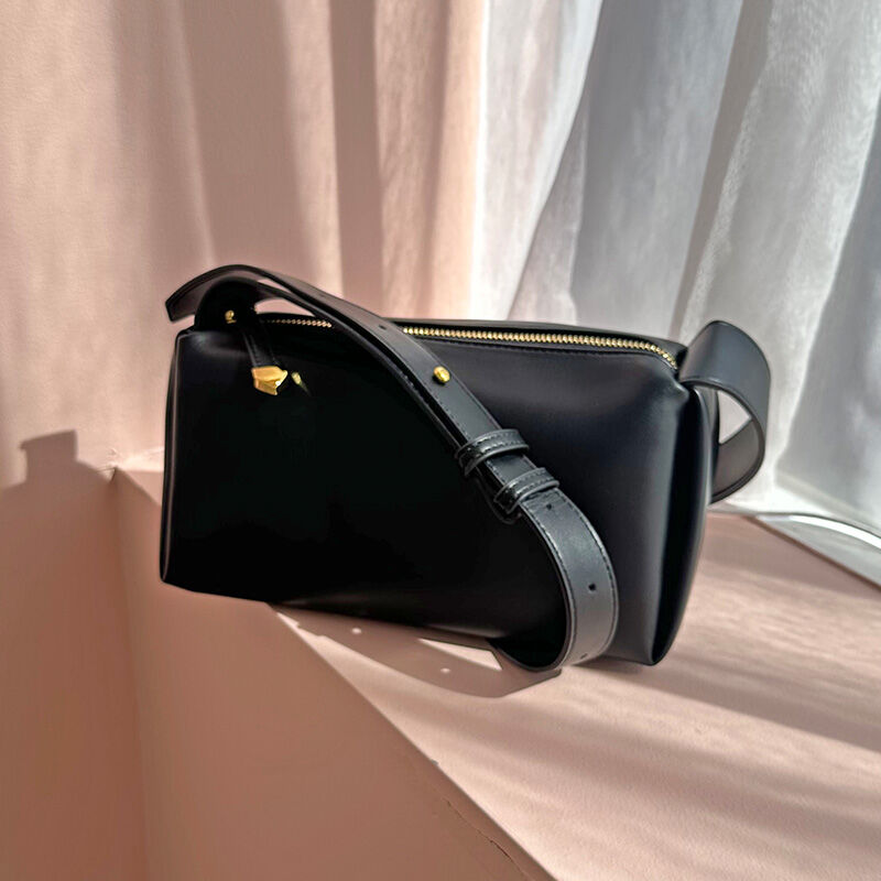 ORiental TRaffic「【BAG】ソフトフェイクレザーショルダーバッグ/BA-204 人気 トレンド　売れてる」|ショルダー・メッセンジャー|BLACK