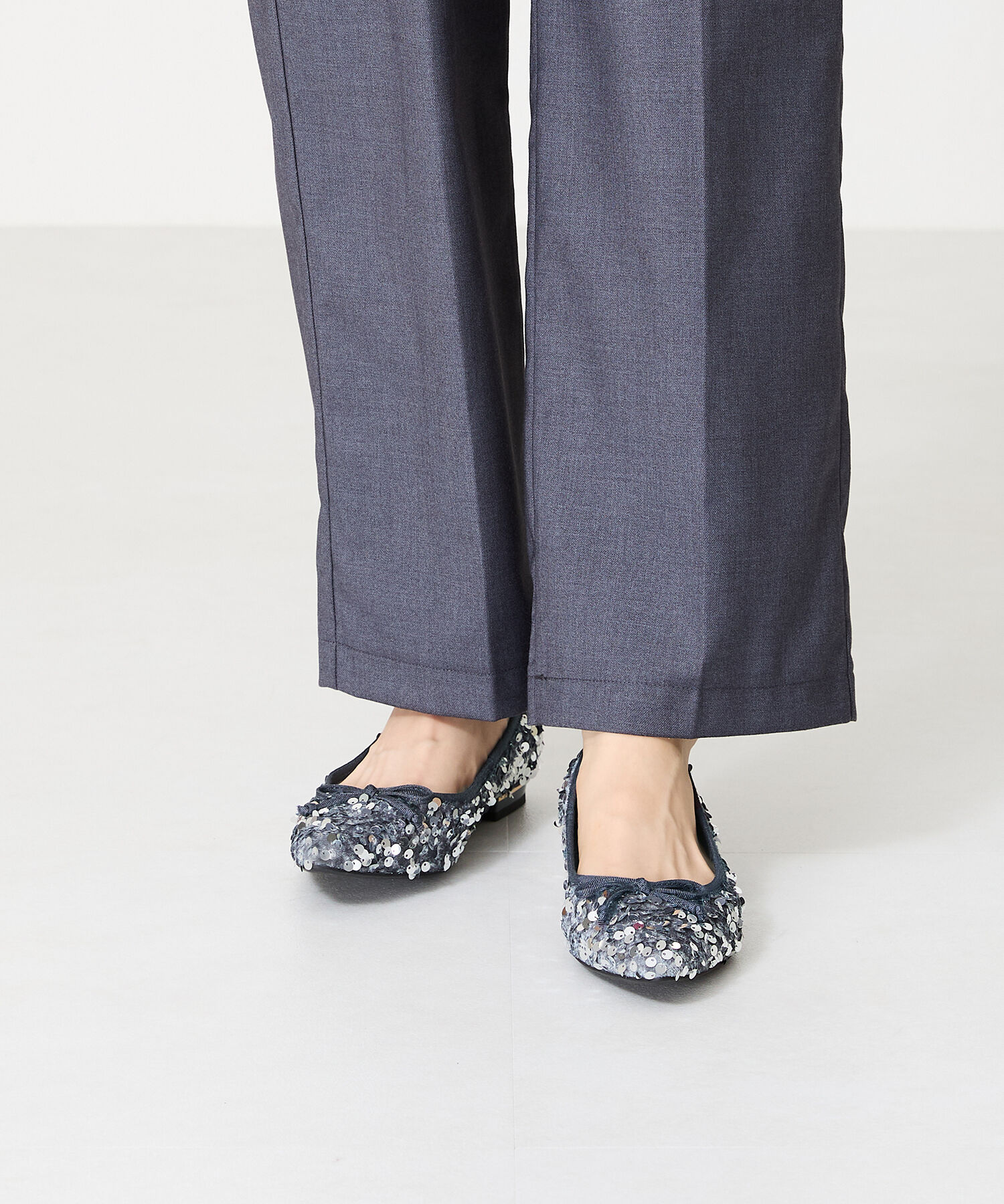 ORiental TRaffic「スパンコールバレエシューズ/41315」|パンプス|