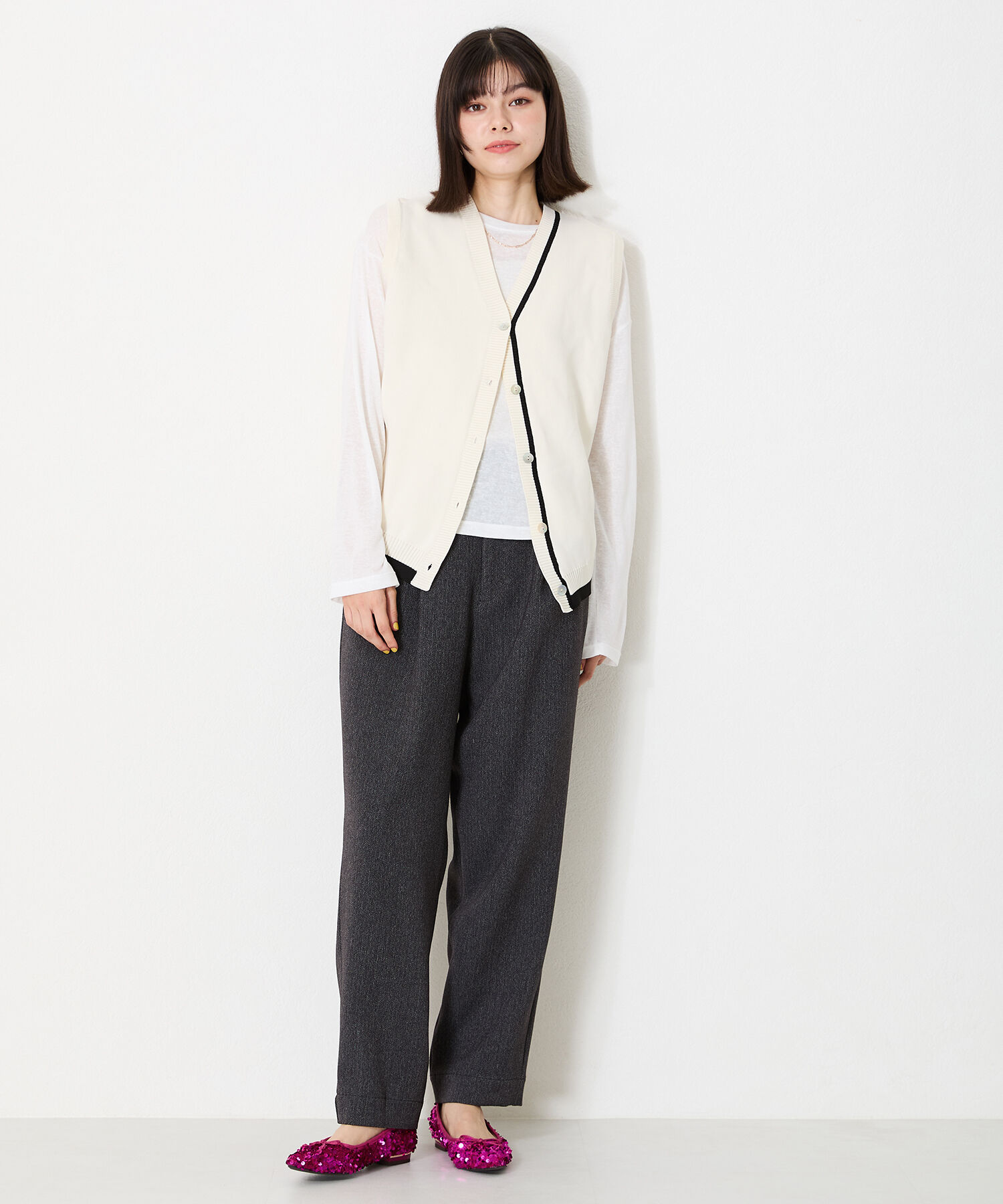 ORiental TRaffic「スパンコールバレエシューズ/41315」|パンプス|