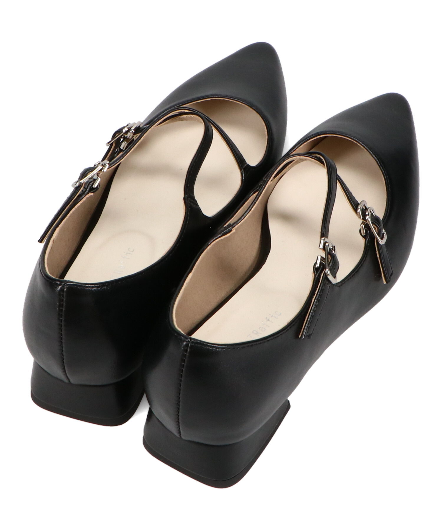 ORiental TRaffic「クロスストラップポインテッドトゥパンプス/51116　フラット トレンド 人気」|パンプス|