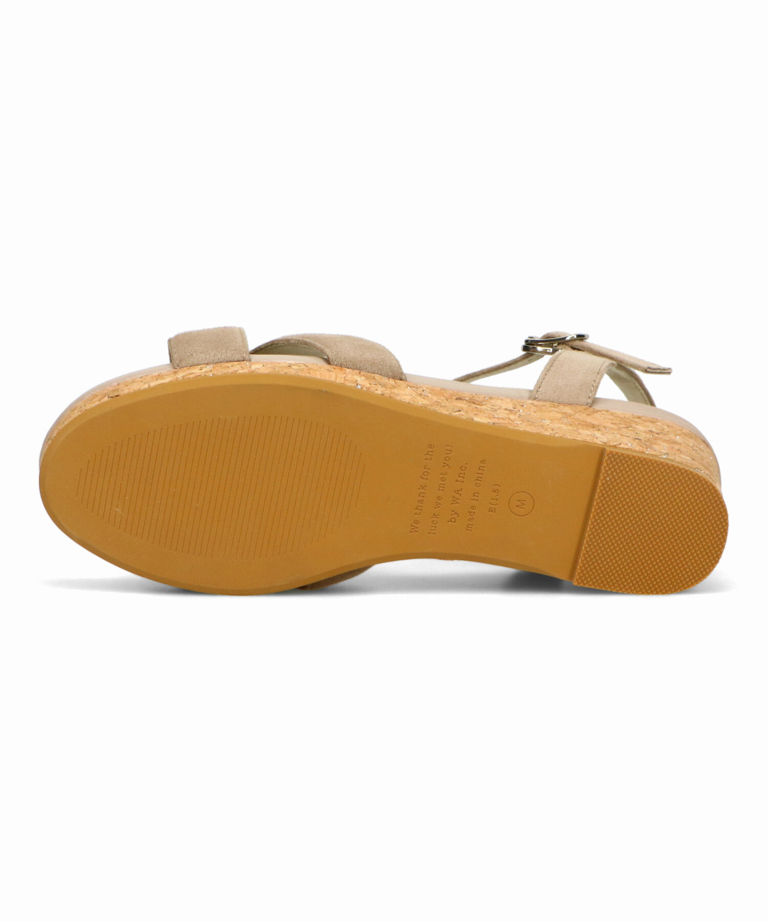 WA Oriental TRaffic「アーモンドトゥクロスウエッジサンダル/52201 サンダル トレンド 人気 クッション」|サンダル|