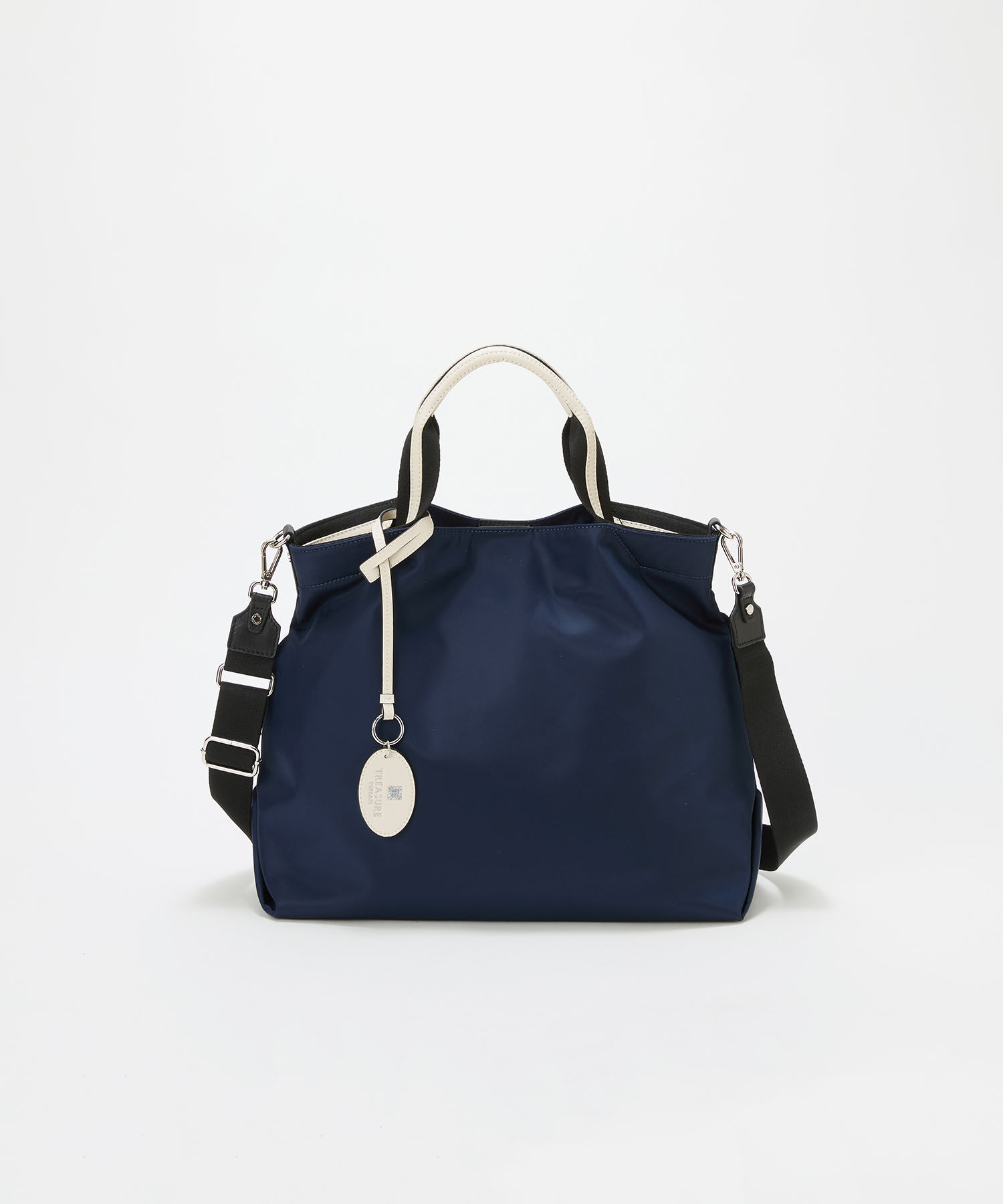 TOPKAPI BREATH「【TREASURE TOPKAPI】ストライプハンドル ナイロン 2way トートバッグ A4対応」|トートバッグ|コン