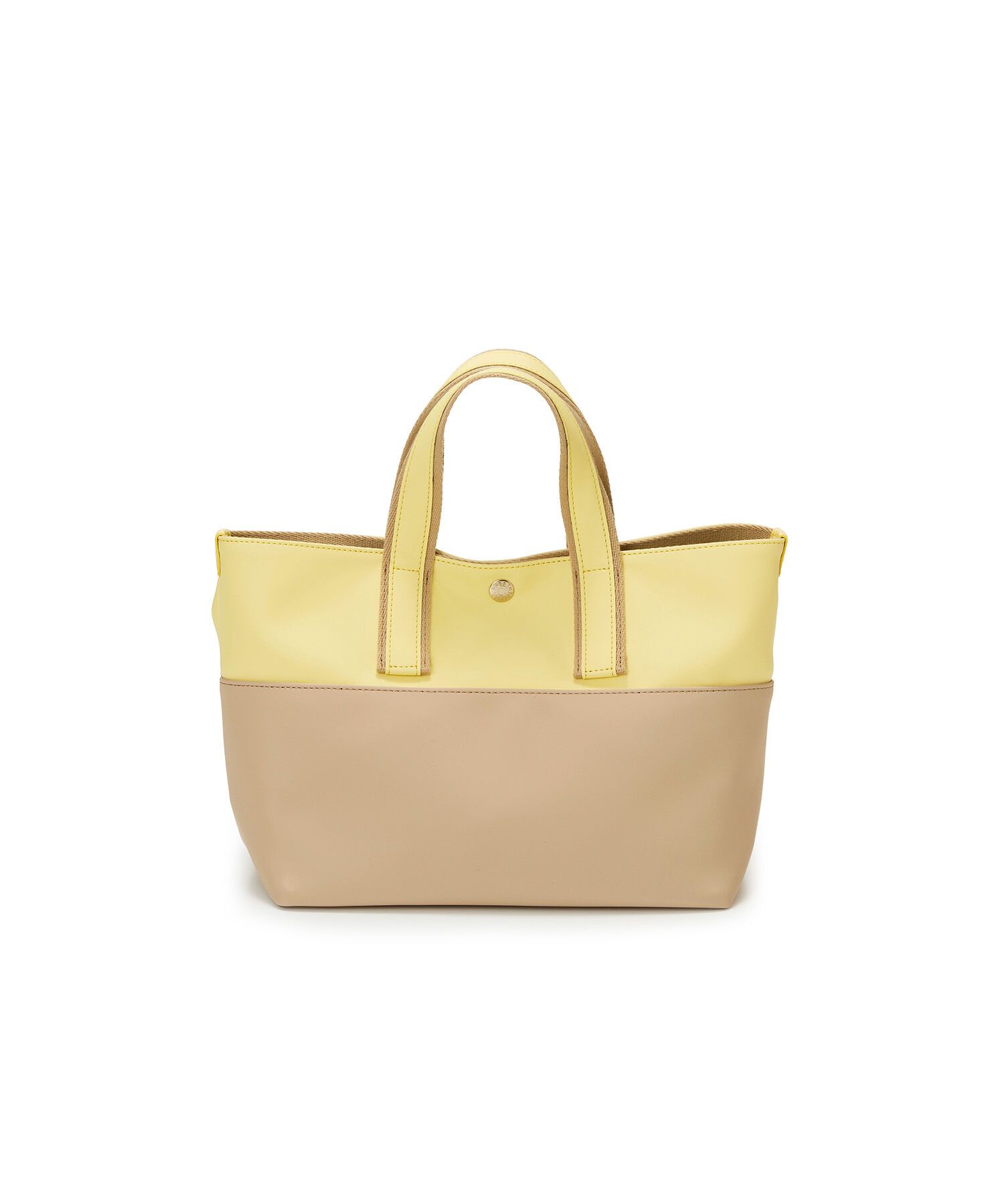 TOPKAPI BREATH「【Breath TOPKAPI】Bright ブライト カラーブロックミニ トートバッグ」|トートバッグ|レモンイエロー