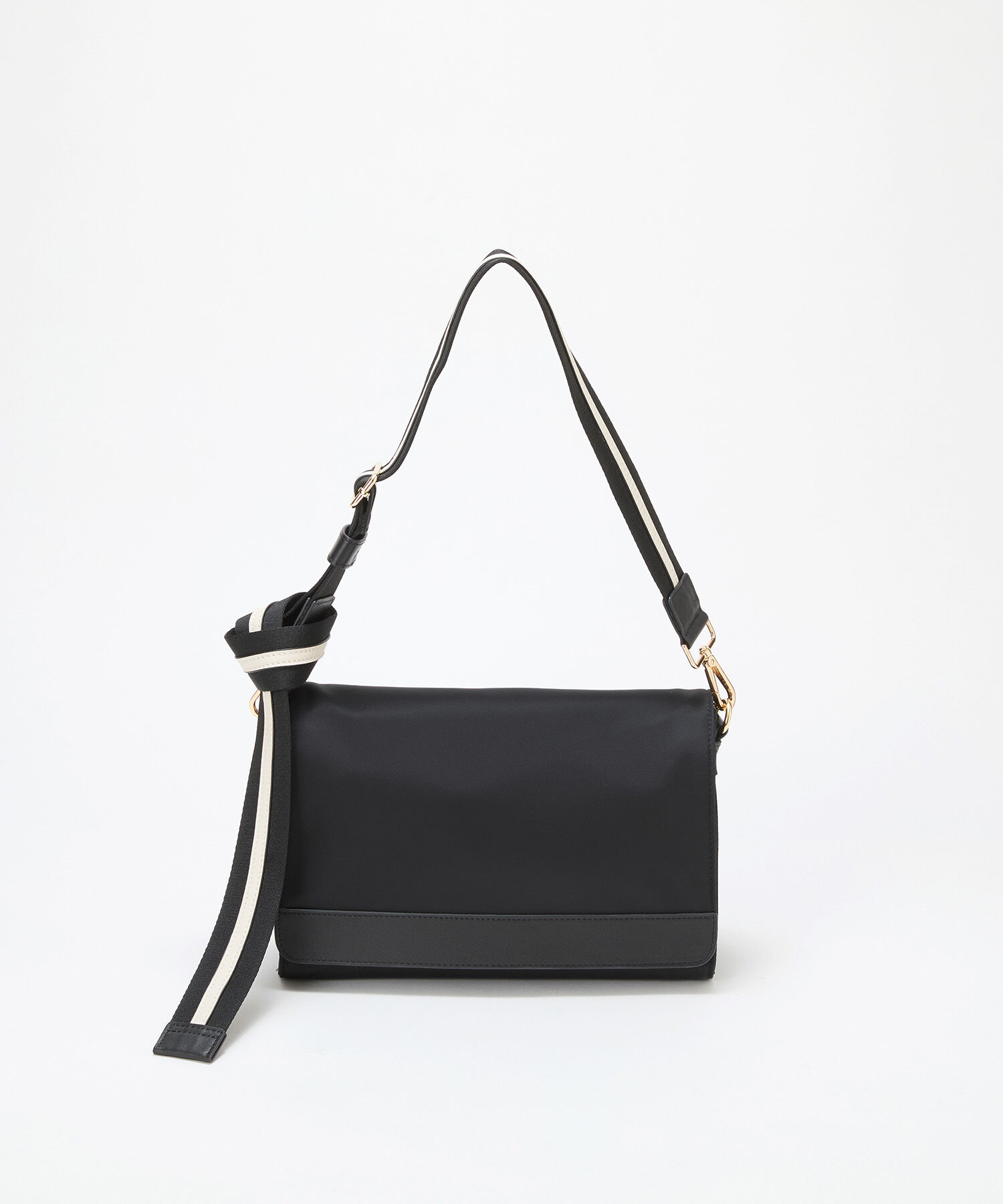 TOPKAPI TREASURE「【TREASURE TOPKAPI】ナイロン ストライプ ベルト フラップ ショルダー バッグ」|ショルダー・メッセンジャー|