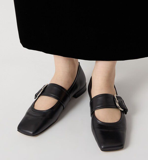 ODETTE E ODILE「ワイドベルトメリージェーンフラット20&uarr;」|パンプス|