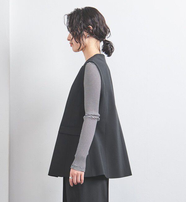 UNITED ARROWS「ノーカラー ベスト」|ベスト・ジレ|