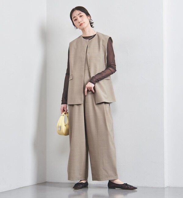 UNITED ARROWS「ノーカラー ベスト」|ベスト・ジレ|