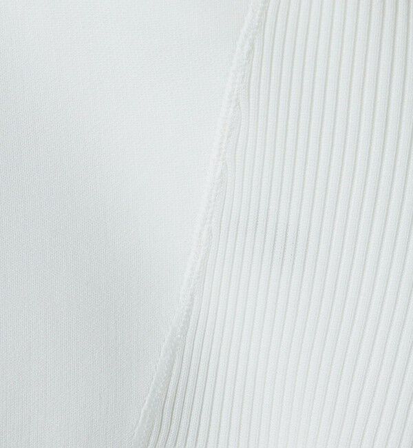 UNITED ARROWS「スウェットライク クルーネック ニットプルオーバー」|ニット・セーター|