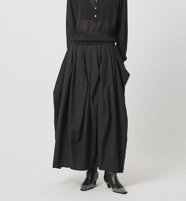 AEWEN MATOPH「＜AEWEN MATOPH＞ナイロンタックコクーンスカート ‐ ウォッシャブル ‐」|スカート|