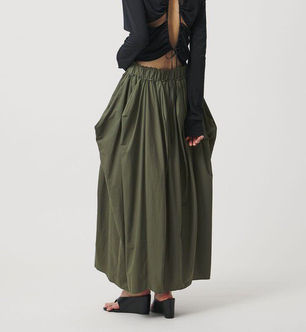 AEWEN MATOPH「＜AEWEN MATOPH＞ナイロンタックコクーンスカート ‐ ウォッシャブル ‐」|スカート|