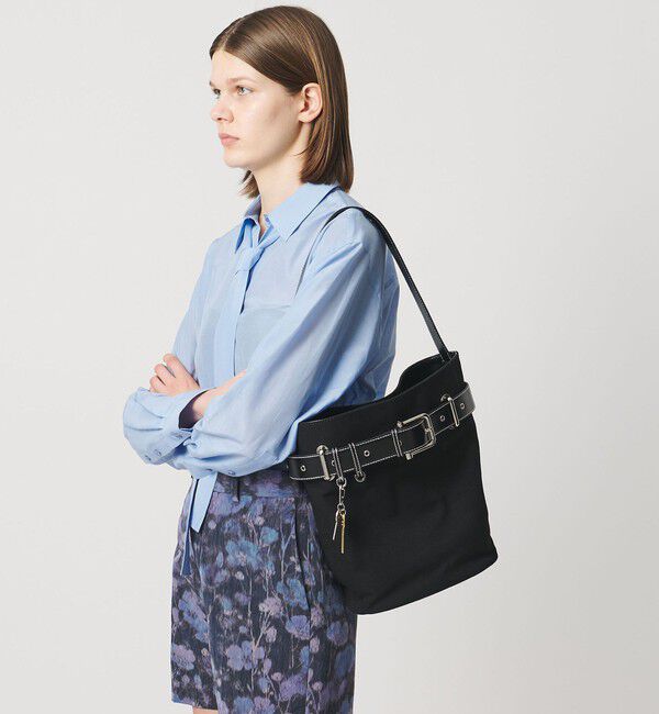 OSOI「＜OSOI＞BUCKET BROCLE CVS バッグ」|ショルダー・メッセンジャー|BLACK