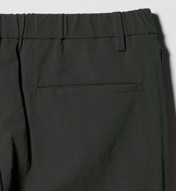 UNITED ARROWS「ドビー ノープリーツ テーパード パンツ UA COZY　ウォッシャブル　タテヨコストレッチ　防しわ　撥水」|スラックス|