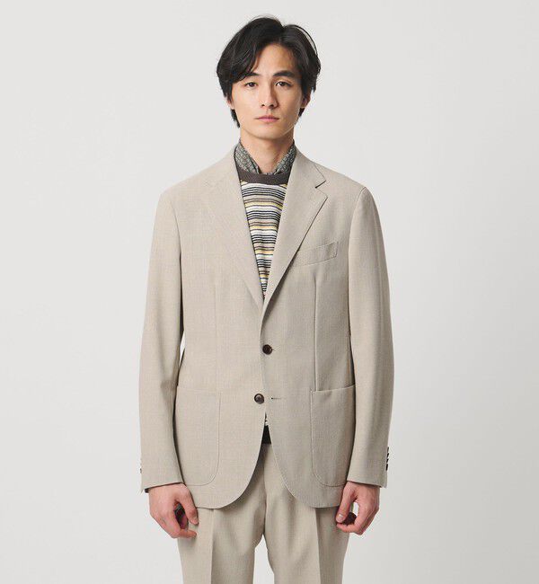 UNITED ARROWS「ポプリン シングル 3ボタン テーラード ジャケット R-MODEL」|テーラードジャケット|