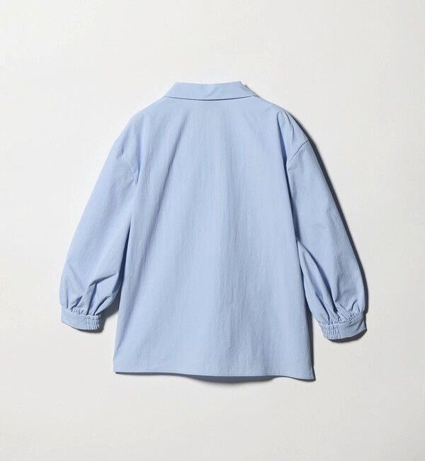 UNITED ARROWS「メロー フリル スキッパー パフ ブラウス ‐防しわ 吸水速乾 UVカット 遮熱性 接触冷感 ウォッシャブル‐」|シャツ・ブラウス|