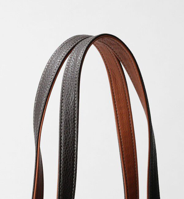 UNITED ARROWS green label relaxing「シボ レザーライク ジップ トート バッグ」|トートバッグ|