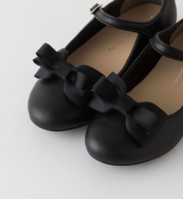 UNITED ARROWS green label relaxing「ストラップ リボン フラットシューズ 16.5-23cm」|ビジネス・ドレスシューズ|