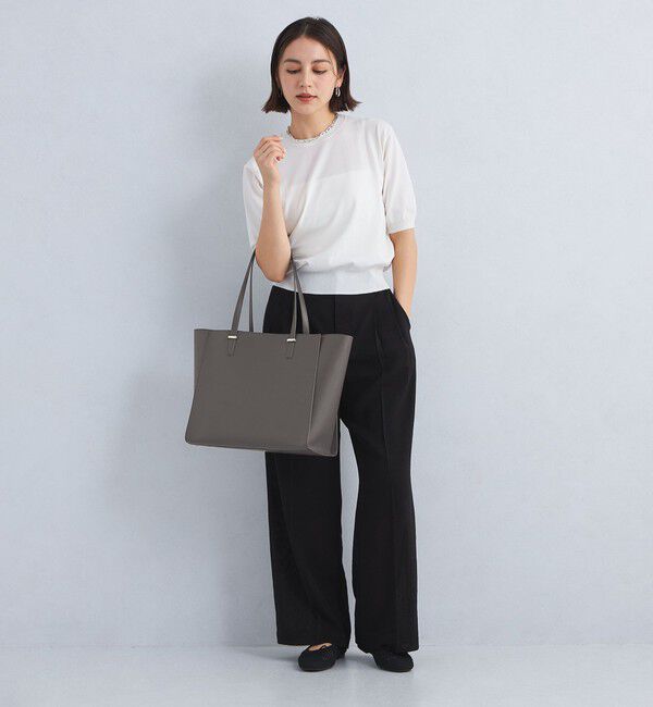 UNITED ARROWS green label relaxing「【WEB限定】ワンポイント シンプル トートバッグ（ソフトPCバッグ付） / A4 / 通勤」|トートバッグ|