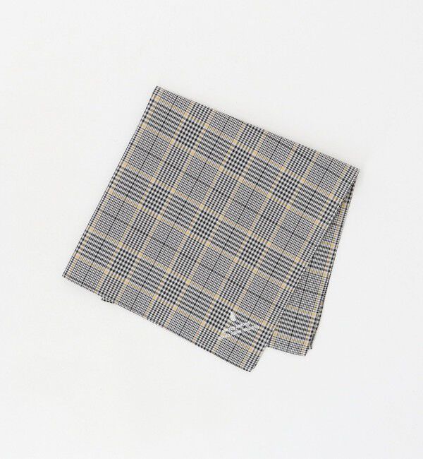 UNITED ARROWS green label relaxing「GLR ファイン エンブロイダリー 刺しゅう ハンカチ」|ハンカチ|MD.GRAY