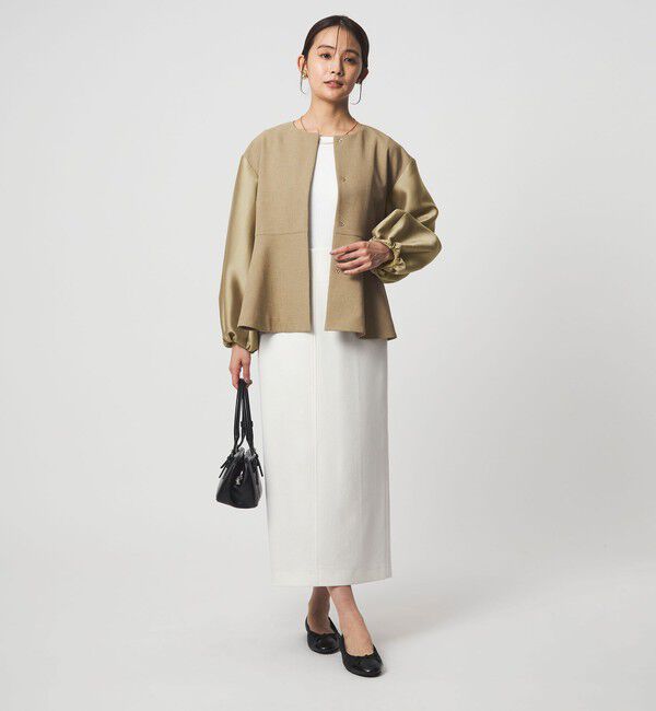 UNITED ARROWS green label relaxing「［size SHORTあり］fleurie(フルリー) フォルム ジャケット」|ノーカラージャケット|