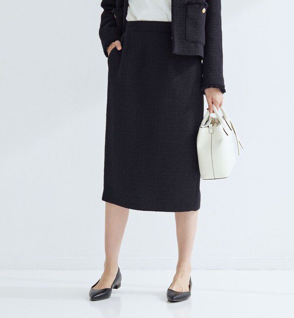 UNITED ARROWS green label relaxing「ツイードライク タイト スカート」|タイト|