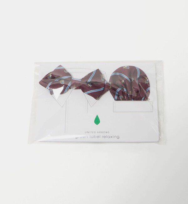 UNITED ARROWS green label relaxing「ボウタイ チーフ セット（クレスト） / キッズ  手洗い可能」|ネクタイ・蝶ネクタイ|