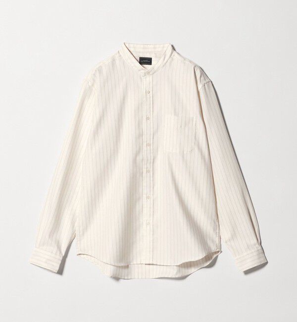 UNITED ARROWS green label relaxing「W/R オックスフォード バンドカラー 長袖 シャツ」|シャツ・ブラウス|