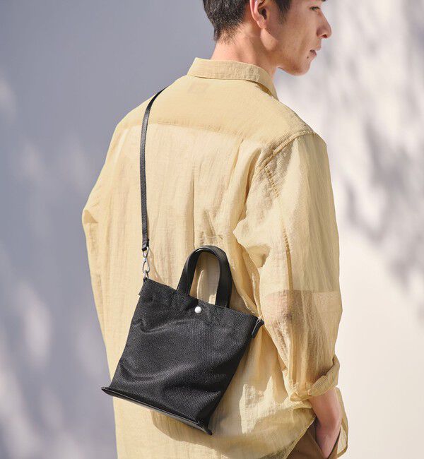 UNITED ARROWS green label relaxing「GLR キャンバスライク 2WAY ミニ トートバッグ」|トートバッグ|BLACK