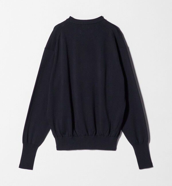 UNITED ARROWS green label relaxing「FINE BASIC アメリカンシーアイランドコットン クルーネック ニット」|ニット・セーター|