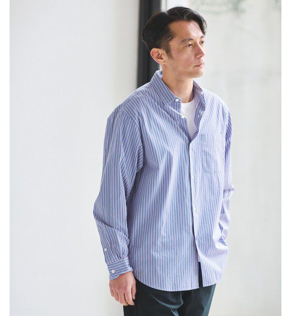 UNITED ARROWS green label relaxing「トーマスメイソン ジャストルーズ シャツ」|シャツ・ブラウス|TURQUOISE