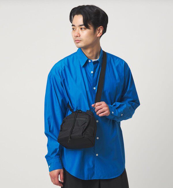 UNITED ARROWS green label relaxing「＜NEW ERA＞2WAY ドロー ポーチ 巾着 ショルダーバッグ」|ショルダー・メッセンジャー|BLACK