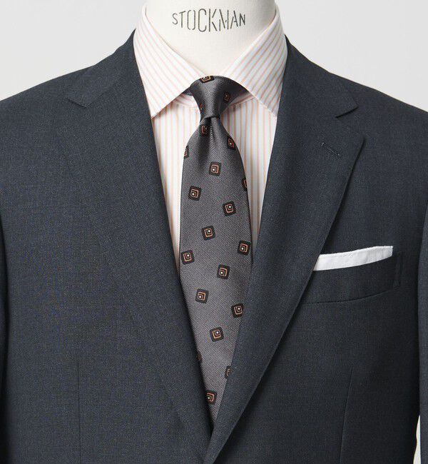 UNITED ARROWS green label relaxing「GLR シルク3 8.0cm コモン3 ネクタイ」|ネクタイ・蝶ネクタイ|MD.GRAY