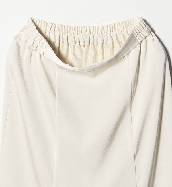 UNITED ARROWS green label relaxing「サテン セミナロー スカート」|フレア|