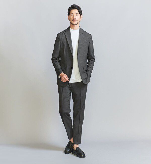 BEAUTY&YOUTH UNITED ARROWS「【WEB限定 WARDROBE SMART】LANATEC セットアップ/背抜きジャケット＆イージーパンツ」|スーツ|MD.GRAY
