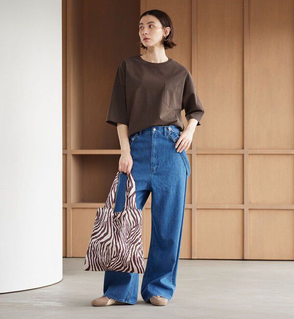 BEAUTY&YOUTH UNITED ARROWS「ドルマンスリーブ ポケット Tシャツ 接触冷感」|Tシャツ・カットソー|