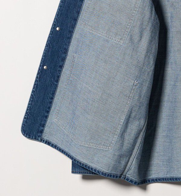 California General Store「＜CGS.＞オーガニック コットン デニム カバーオール ジャケット」|ミリタリー・モッズコート|