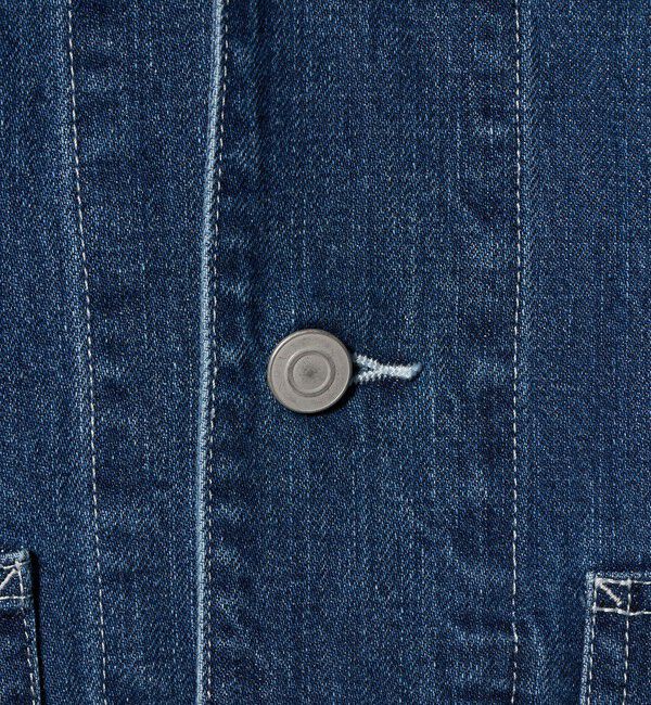 California General Store「＜CGS.＞オーガニック コットン デニム カバーオール ジャケット」|ミリタリー・モッズコート|