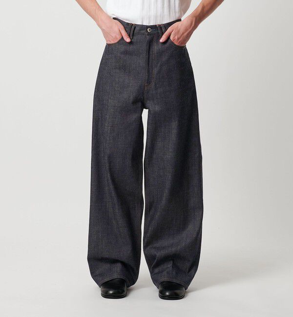 MONKEY TIME「リジッド デニム バギー パンツ」|チノ|