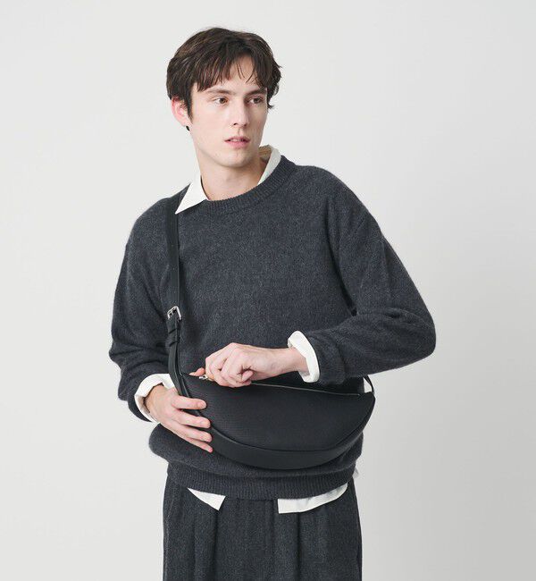 BEAUTY&YOUTH UNITED ARROWS「&ldquo;Emboss Bag Series&rdquo; ミニ ボディ ショルダーバッグ」|ショルダー・メッセンジャー|BLACK