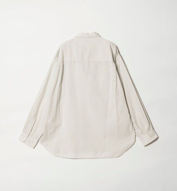STEVEN ALAN「＜Steven Alan＞ オーガニックコットン ドビー チェック レギュラーカラー シャツ LOOSE」|シャツ・ブラウス|