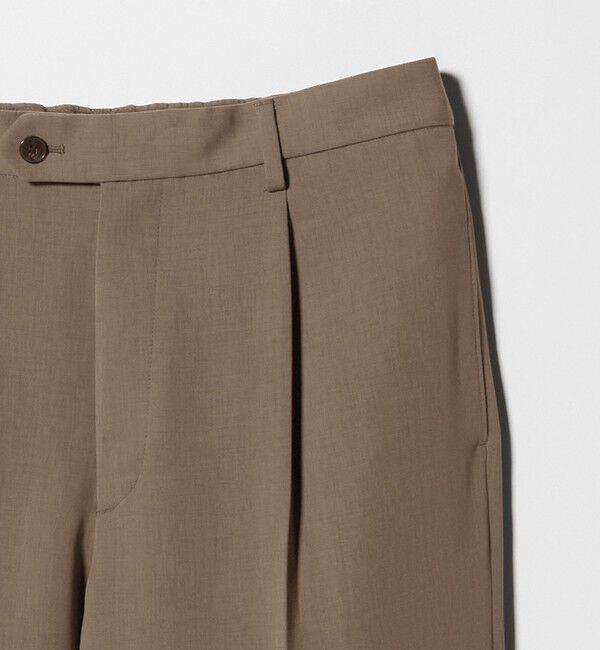 BEAUTY&YOUTH UNITED ARROWS「ソフト ダブルクロス イージー スラックス NO.5」|チノ|