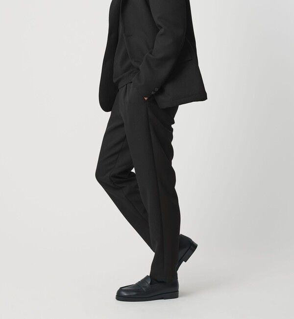 BEAUTY&YOUTH UNITED ARROWS「東レ/TORAY ワルツ 1プリーツ テーパード パンツ NO.5 セットアップ対応 ヨコストレッチ ウォッシャブル」|チノ|