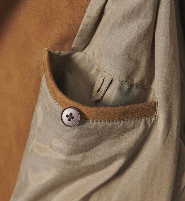 STEVEN ALAN「＜Steven Alan＞ ゴート スエード レザー カバーオール」|ブルゾン・スタジャン|