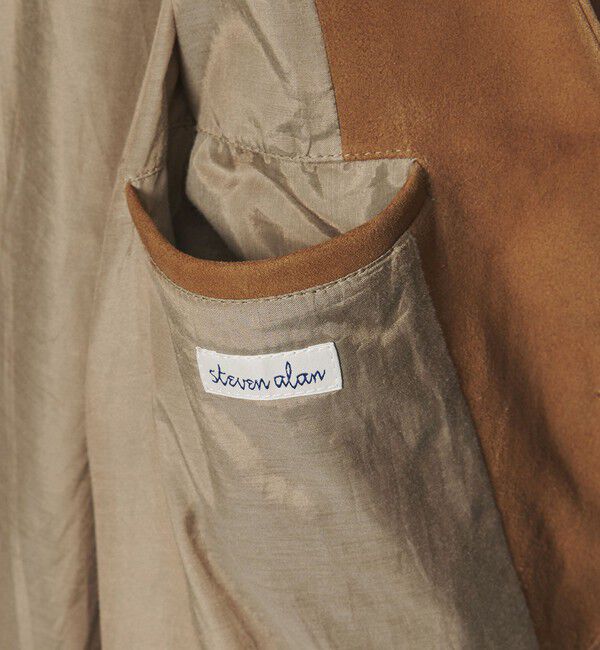 STEVEN ALAN「＜Steven Alan＞ ゴート スエード レザー カバーオール」|ブルゾン・スタジャン|